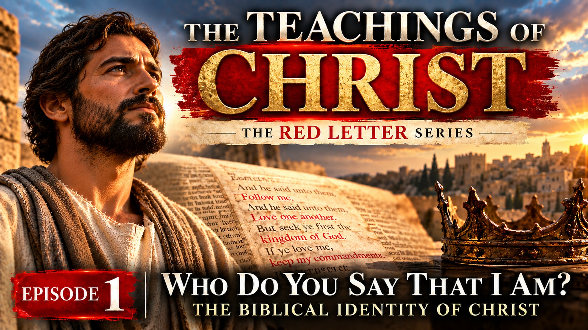 The Teachings of Christ, Episode 1: Who Do You Say That I Am? — The Biblical Identity of Christ